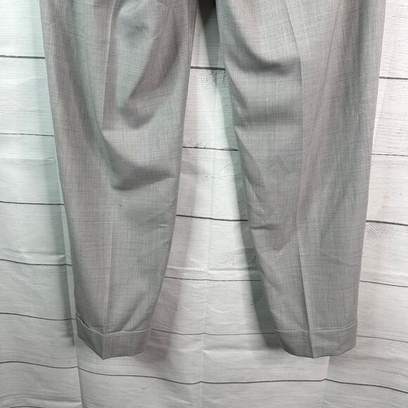 Club Monaco Womens size 4 Wool Blend Elastic Waist Trouser Pants Gray Career - Picture 6 of 10